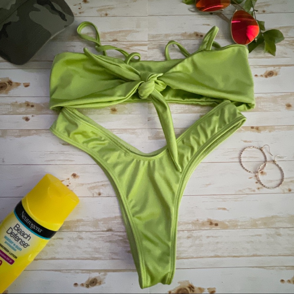 Green Bikini Set - Picture 1 of 5